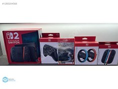 Resim Nintendo Switch 2 + Hogwarts Legacy +Joycon+Wheel+Pro Controller 