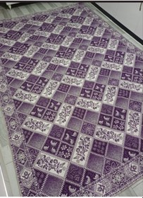 Resim Savan Dokuma Halı Örtüsü 6m² Kale Lila3 Lila 