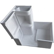 Resim Banyo Kabini Hazır Duş Teknesi Seti Duvarsız 110x75cm - Beyaz 