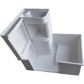 Resim Banyo Kabini Hazır Duş Teknesi Seti Duvarsız 110x75cm - Beyaz 