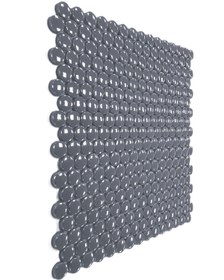 Resim MozaiKristaL Yaşam alanlarının tüm yüzeyleri için 22 mm Yuvarlak Gri Cam Mozaik. ( 1 Kutu = 1 m2 Fiyatıdır ) 