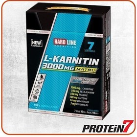 Resim Hardline L-Karnitin Matrix 7 Ampul - 3000Mg - Limon Aromalı (398385368)-Limon Aromalı 