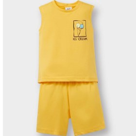 Resim DeFacto Erkek Bebek 2'li Takım Baskılı Atlet Beli Lastikli Şort E2452A525SMYL190 