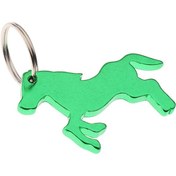 Resim Suntek Alüminyum At Desenli Şişe Açacağı Anahtarlık Çanta Sarkık Yeşil 