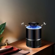 Resim 1 Adet USB ile Çalışan Sessiz Sivrisinek Kovucu Lamba – Otomatik İç/Dış Mekan Böcek Öldürücü Mavi Alev Etkisiyle, Yatak Odaları, Oturma Odaları & Bahçeler için İdeal, Yazlık Ev Eşyası, Şık Cihaz Tasarımı, USB Güçlü 