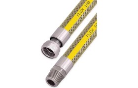 Resim Epilons Ocak Fırın Doğalgaz Bağlantı Fleksi Extra Korumalı Hortum 0.75 Cm 