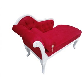 Resim Evim-E Aksesuar Jozefin (josephine) Koltuk 150 Cm Tamamı Ağaç Iskelet-kapitoneli Kırmızı Döşeme 