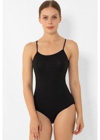 Resim Miorre Modal Ince Askılı Çıtçıtlı Body 