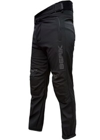 Resim BERİK Rustic Korumalı Softshell Motosiklet Pantolonu 
