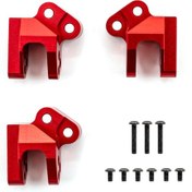Resim Symbee Axial Scx10 Iıı Axı03007 1/10 Rc Crawler İçin Metal Üst Merkez Bağlantı Bağlantıları Yükseltme Parçası Kırmızı 