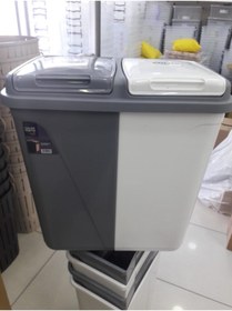 Resim Magic Violet Ikili Kirli Çamaşır Sepeti 90 Litre 