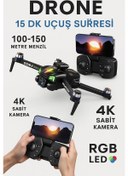 Resim Gd83 4k Sabit Kameralı Rgb Led Drone 150 M Menzil Brushless Motor Ultra-stabil Uçuş 