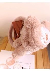 Resim Minnie Mause Figürlü Peluş Kulaklık Taç - Mor Çok Renkli 