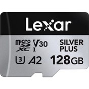 Resim 128gb Lexar Lmssıpl128g-bnang Hıgh-performance Sılver Plus Mıcrosdxc Uhs-ı Up To 205mb/s Read 150mb/ 