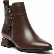 Resim Kahverengi Kadın Topuklu Bot 659.700-1 Kahverengi 