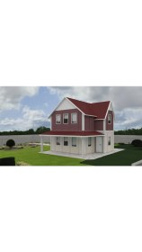 Resim Sismik Prefabrik 101 M2 Prefabrik Ev Çift Katlı 