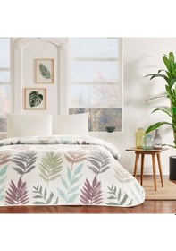 Resim Taç Marty Polyester Çift Kişilik Battaniye Vizon Beyaz 