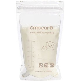 Resim Xiyyadms "50 Adet 220ml Kapasiteli Çift Fermuarlı Sızdırmaz Anne Sütü Saklama Poşeti" 