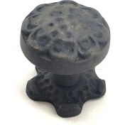 Resim Buğz Antika Tarz Dekoratif Pirinç Anıt Mobilya, Çekmece Düğme - 25 Mm, Oksit 