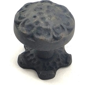 Resim Buğz Antika Tarz Dekoratif Pirinç Anıt Mobilya, Çekmece Düğme - 25 Mm, Oksit 