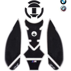 Resim Bmw S1000rr 2023-2025 İle Uyumlu Full Depo Koruma Ultimate Kaydırma Tank Pad Seti Karbon - Siyah 