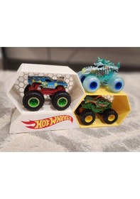 Resim Hasfar Tech Hot Whels Monster Truck Garaj Düzenleyici Sergisi 2li 