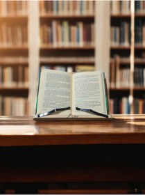 Resim lstri Kuranı Kerim Rahle Bambu Katlanabilir Kitap Okuma Standı Kitap Tablet Tutma Standı Ahşab 28*20 cm 