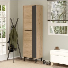 Resim Summy Ayakkabılık Metal Ayaklı 9 Raflı Sepet-antrasit Sum2-sa Kahverengi 