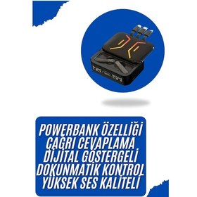 Resim Gaming Bluetooth Kulaklık Dahili Powerbank Kablolu Düşük Gecikmel Diğer 