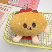 Resim OEMG Yeni Yaratıcı Sevimli Anahtarlık Karikatür Peluş Bebek Kolye Çok Yönlü Anahtarlık Kolye Çanta Bebek Çekicilik (Yurt Dışından) 