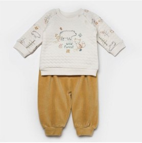 Resim Bibaby Wild Forest 2'li Bebek Takım 59811 Bej 