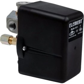 Resim Element 4-16 Bar Basınç Şalteri Tahliyeli Üç Yollu Trifaze 1/4 Bağlantılı 