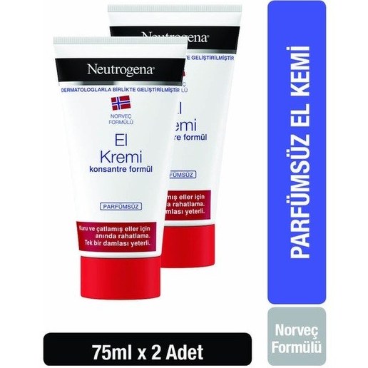 Neutrogena El Kremi Konsantre Parfümsüz 75ml Fiyatı ve Özelliklerı - Badem