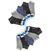 Resim 10lu Erkek Kısa Patik Spor Çorap Ekonomik Pamuklu 