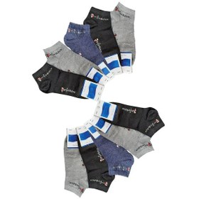 Resim 10lu Erkek Kısa Patik Spor Çorap Ekonomik Pamuklu 