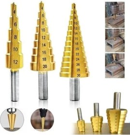 Resim Kademeli Matkap Ucu Sac Delme Panç Seti Renk 