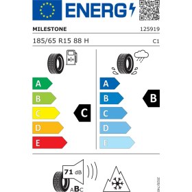 Resim Milestone 185/65 R15 TL 88H CARMILE WINTER Kış Lastiği (Üretim Tarihi:2025) 