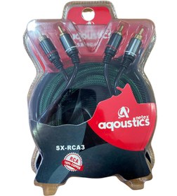 Resim Aqoustic 3 Metre Profesyonel İpek 3 Metre Rca Amfi Sinyal Kablosu 