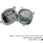 Resim Bmw 3 Seri G20 2019- Sağ Led Far Modül 63118496136 