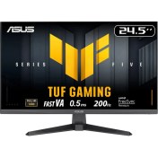 Resim Asus Tuf Gamıng VG257Q5A 24.5 Fast Va 1920X1080 0.5ms 200Hz 200Hz Dp HDMI Hoparlör Vesa 3yıl Elmb Sync, Gaming Aı, Eyecare Monitör 