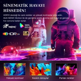 Resim Caiwei A8+ Akıllı Projeksiyon Cihazı - L1 Lisanslı Google Tv 14 - Dolby Audio Ses Sistemi - 1200 Ansı Lümen 