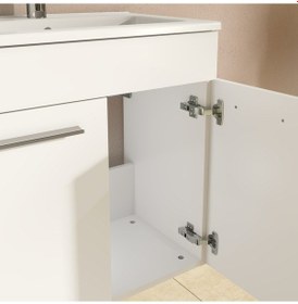 Resim VitrA Ardea Banyo Dolap Seti 60 Cm Parlak Beyaz 75023 Parlak Beyaz 