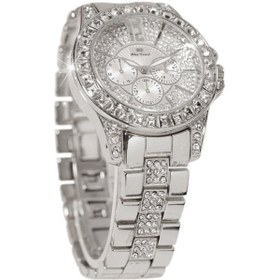 Resim Springsun Bayan Öğrenci Moda Zarif Kol Saati Kadın Zarif Suya Dayanıklı Saat Gümüş Akıllı Saat (İthalatçı Garantili) 