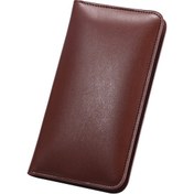 Resim Wezone Derin Kahverengi Deri Cüzdan-powerbank, 6800mah, Kablolu Şarj, Cep Telefonu İçin Taşınabilir Enerji Kaynağı, Kart Ve Para Tutucu Kahverengi 