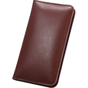 Resim Wezone Derin Kahverengi Deri Cüzdan-powerbank, 6800mah, Kablolu Şarj, Cep Telefonu İçin Taşınabilir Enerji Kaynağı, Kart Ve Para Tutucu Kahverengi 