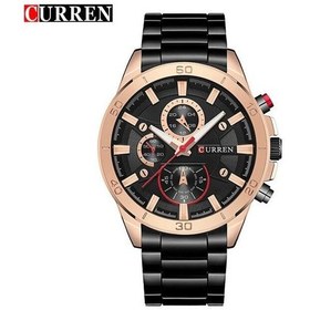 Resim Altın Moda Tam Paslanmaz Çelik Saatler En İyi Marka Curren Rahat Erkek Saati Analog Spor Kol Saati Kuvars Saat Erkek Erkek Saat 8275 