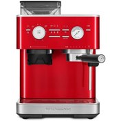 Resim Kitchenaid Yarı Otomatik Öğütücülü Espresso Makinesi - 5KES6551 Candy Apple 