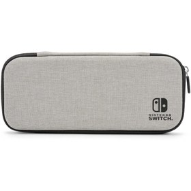 Resim Powera Nintendo Switch Slim Kılıf Taşıma Çantası - Gri Resmi Lisanslı 