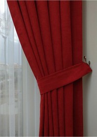 Resim Evdepo Home Kırmızı Fon Perde Tek Kanat (536589338) Kırmızı 