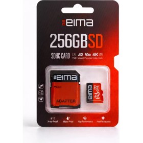Resim Eima 256GB Sd Kart | Sdhc, Adaptörlü, Ultra Yüksek Kapasiteli Hafıza Kartı 